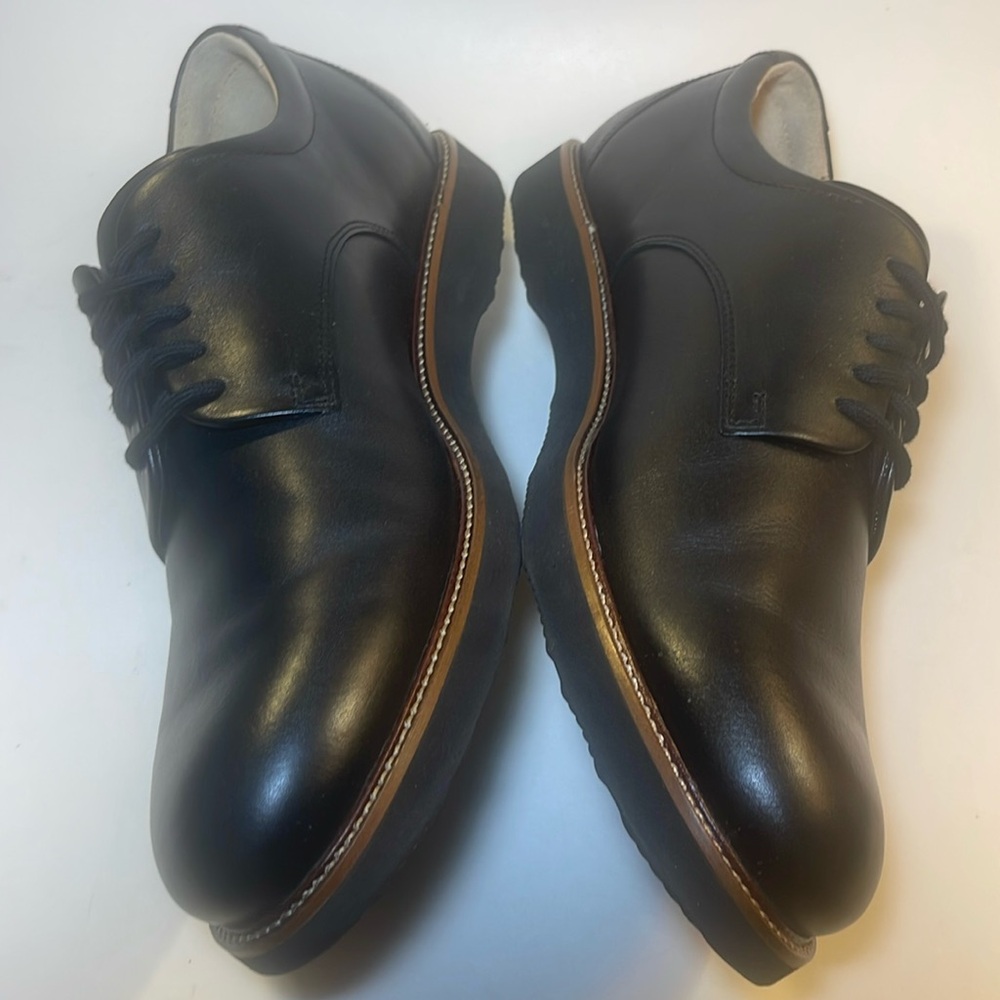 Samuel Hubbard Black Leather Dress Shoes “Founder” Men’s 11 M / Vibram Soles - Picture 4 of 6